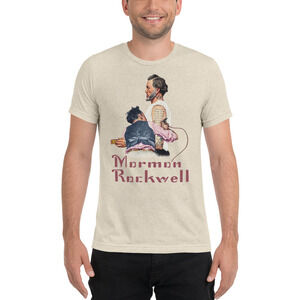 Mormon Rockwell Cutout T-shirt